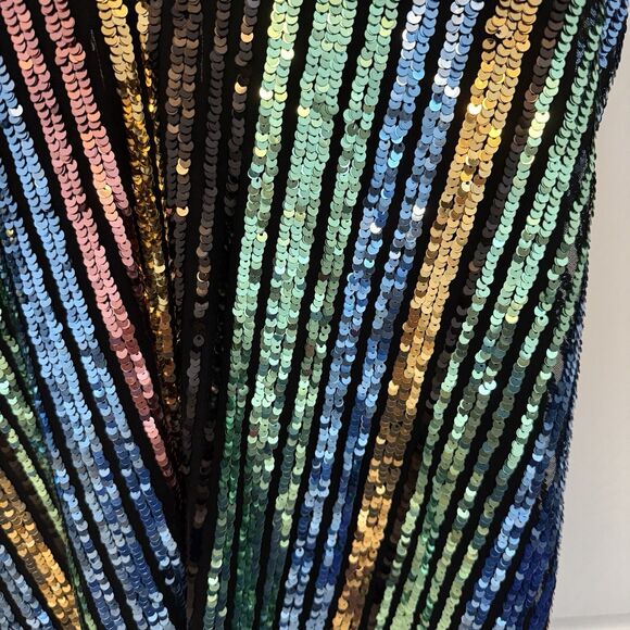 Show Me Your Mumu Vivian Slip Dress Rainbow Sequins Women's S Party Cocktail - Picture 4 of 8